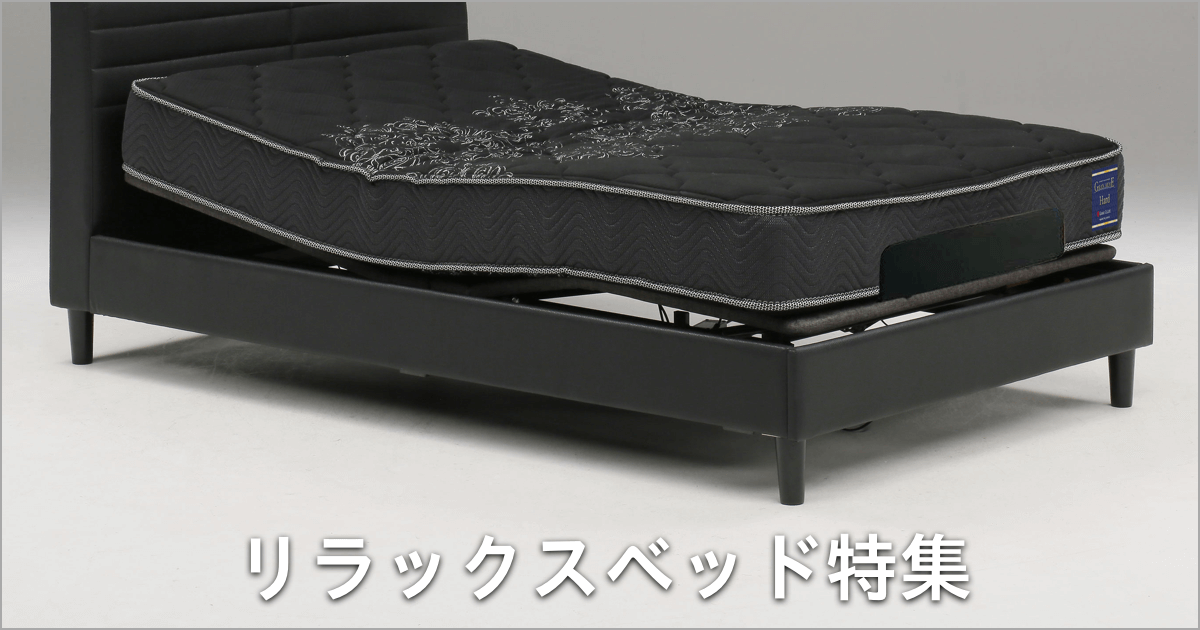 注目の新商品！2モーターリラックスベッド特集