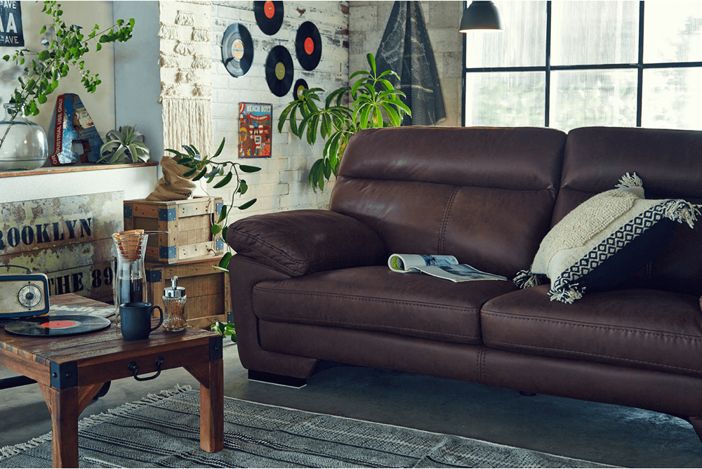 関家具　リラックスフォーム ソファ　イゾラ　ISOLA レザーテックス 