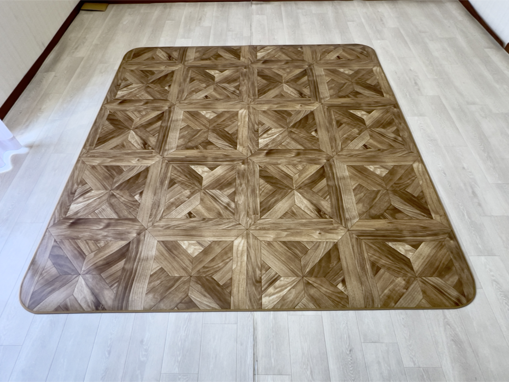 クッションフロア素材 ダイニングラグ