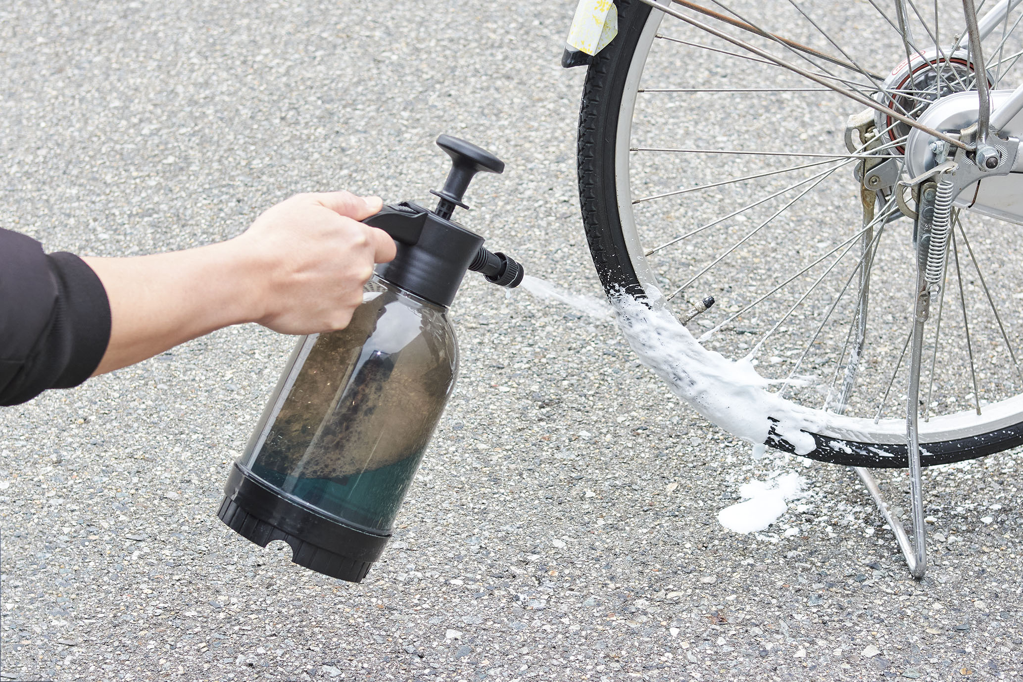 ポンプ式 ジェット泡洗浄クリーナー コジット