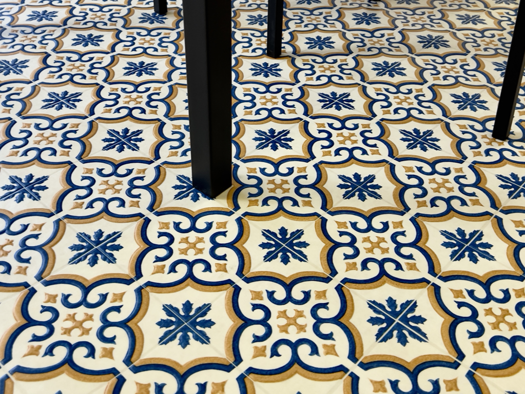 クッションフロア素材 ダイニングラグ