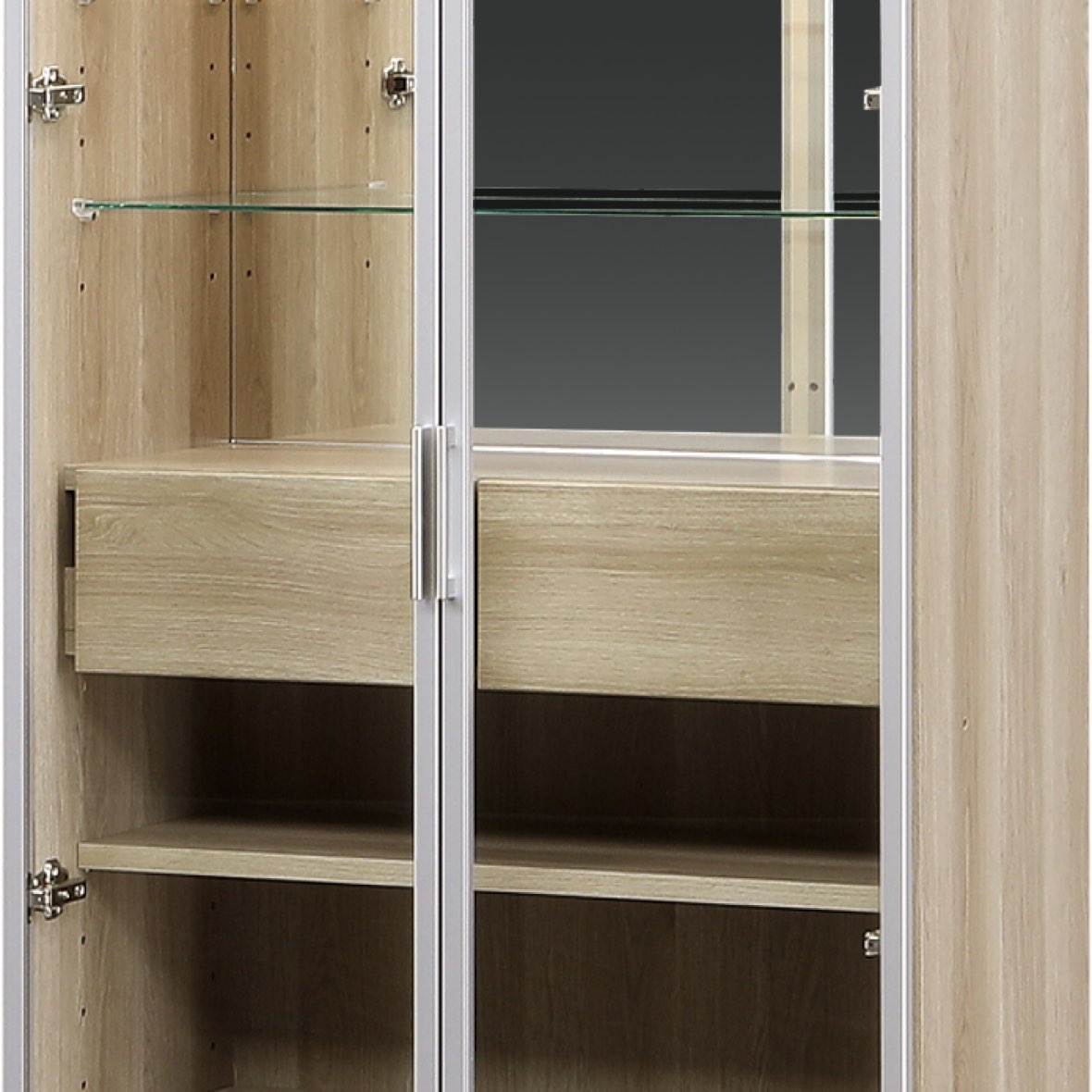 ファニチャードーム フレイア コレクションボード 書棚 ソフトクローズ扉