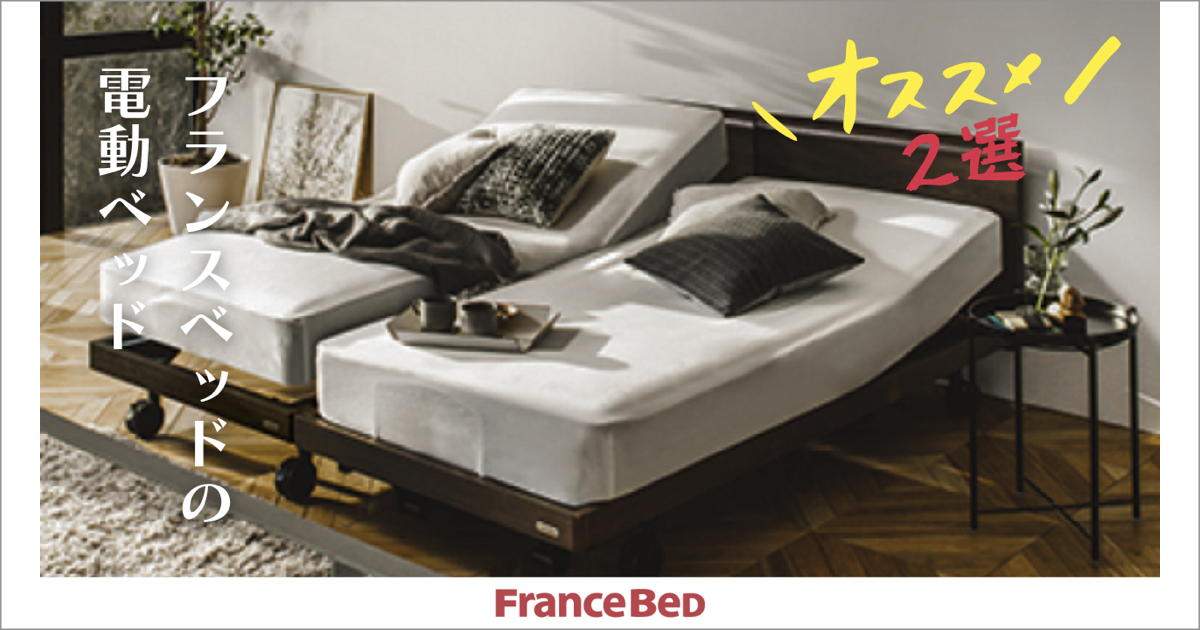 フランスベッドの電動ベッド＜おすすめ2選＞
