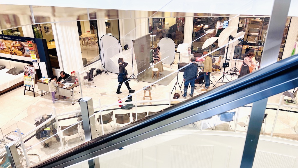 ファニチャードーム キッズカメラマン体験ワークショップ&家族撮影会