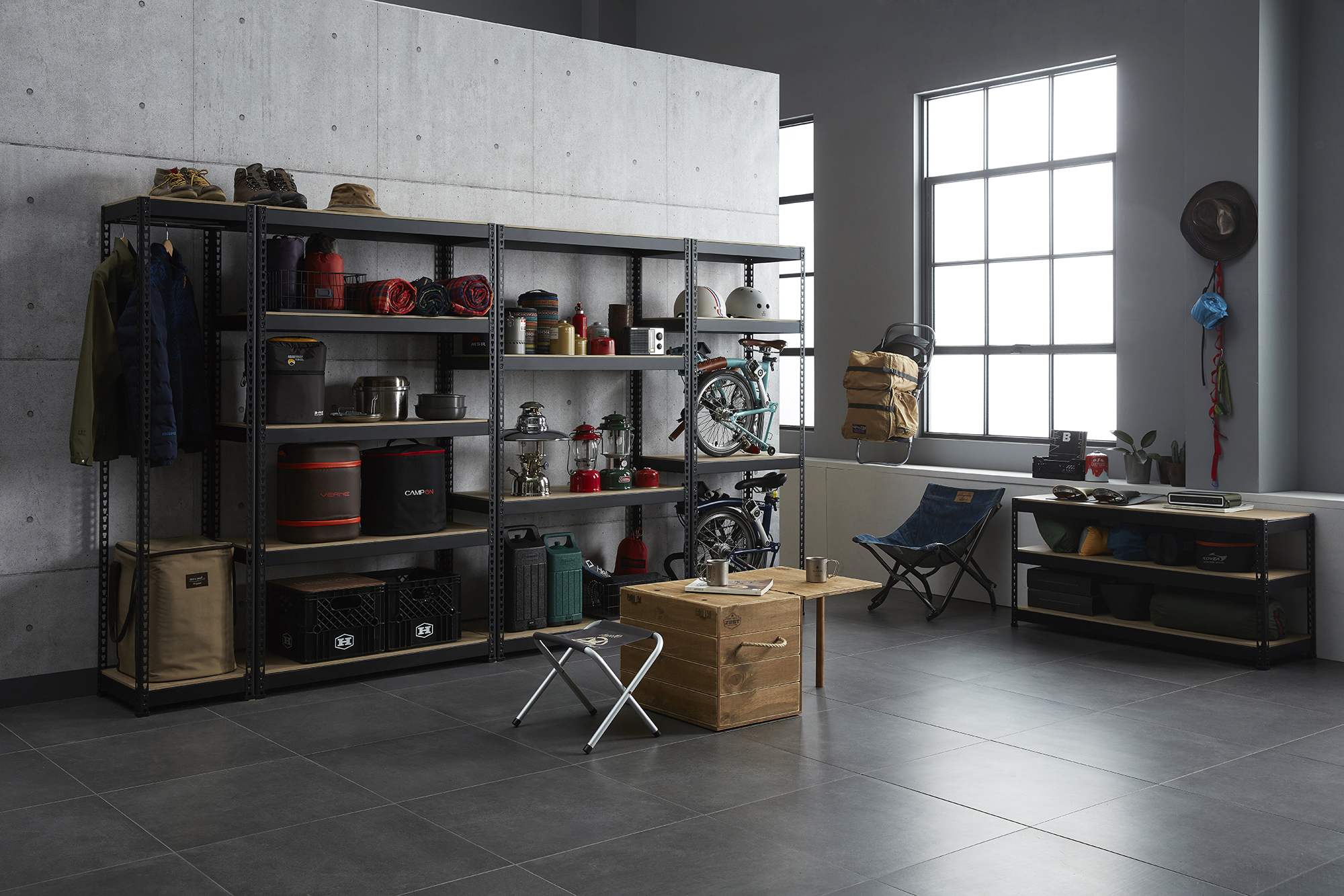 ファニチャードーム M&W メタル＆ウッドラック