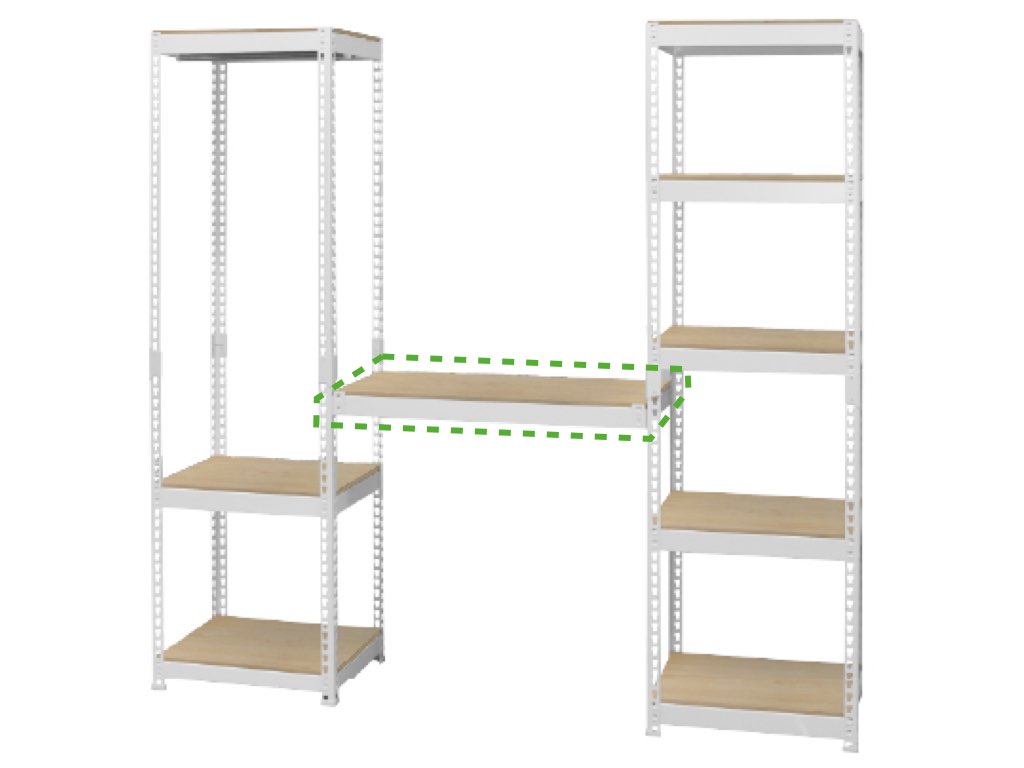 ファニチャードーム M&W メタル＆ウッドラック