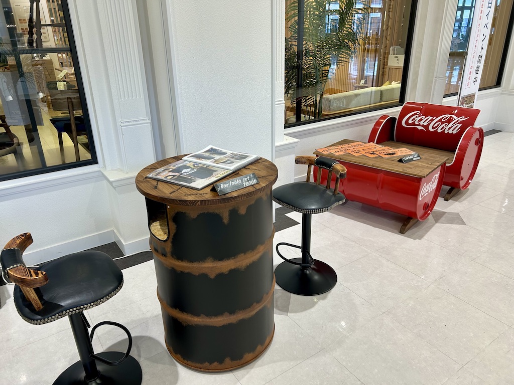 ファニチャードーム H&M FACTRY ドラム缶ファニチャー ウッドプランター