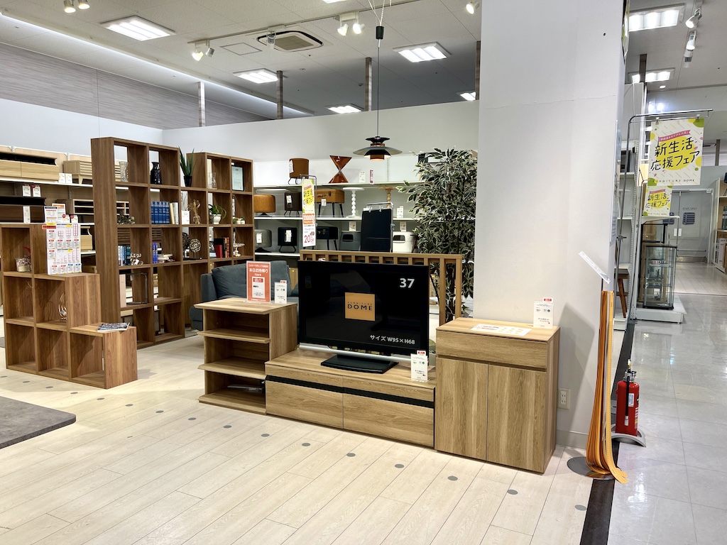 ファニチャードーム 組立家具売場