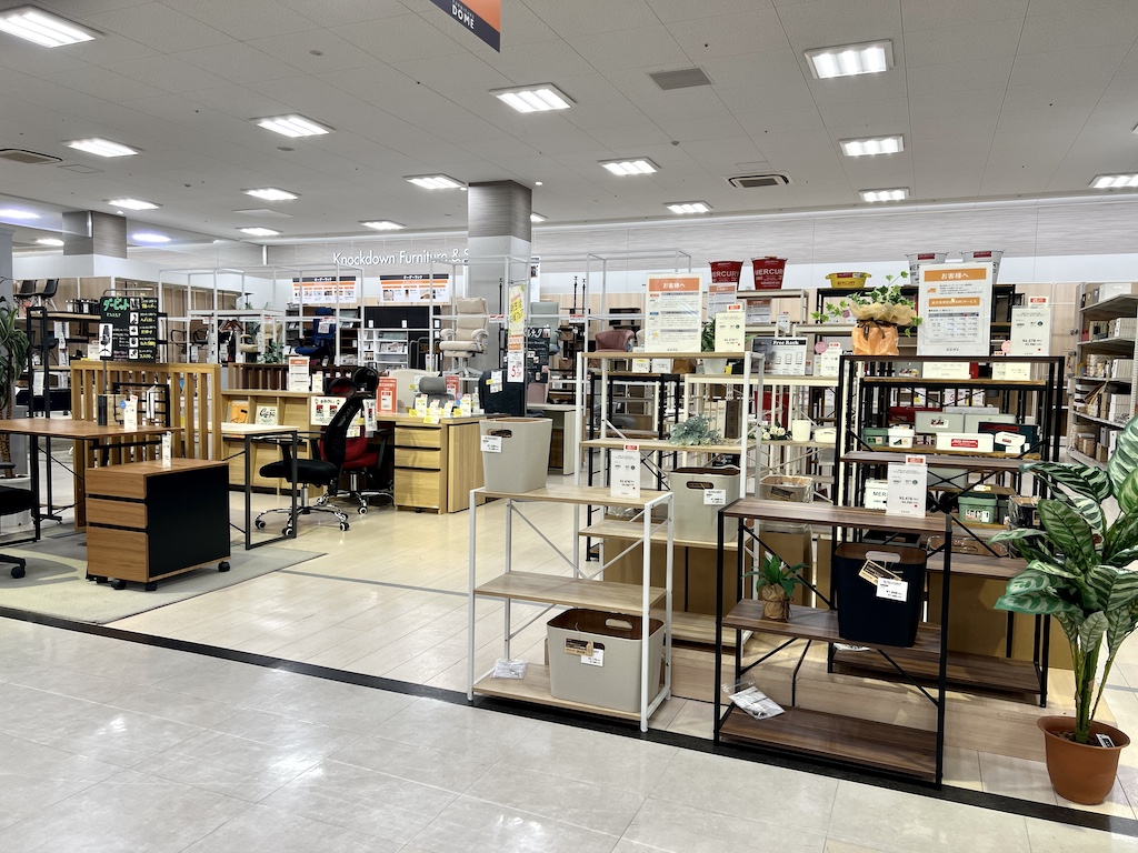 ファニチャードーム 組立家具売場