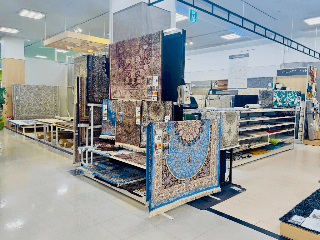 ファニチャードーム トルコ製 モダールレーヨンラグ