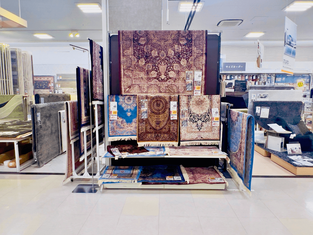 ファニチャードーム トルコ製 モダールレーヨンラグ