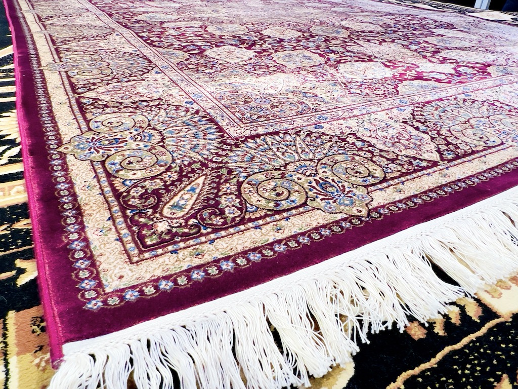 キラズ/RD トルコ製モダールレーヨンラグ