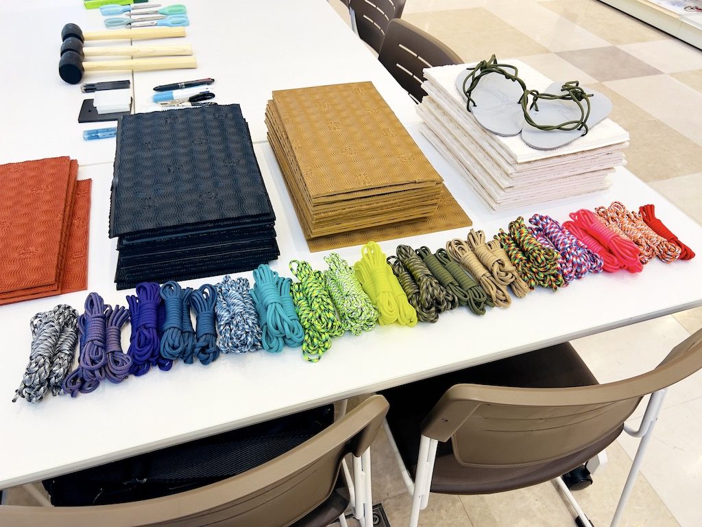 ファニチャードーム ワラーチづくり体験ワークショップ